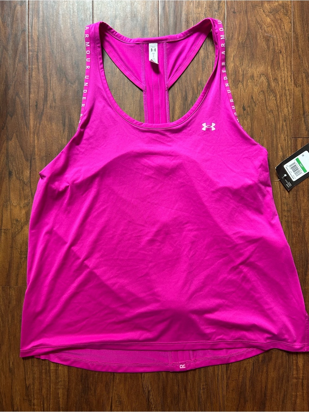 Women’s Under Armour Hot Pink Racerback Tank Top Size Large New